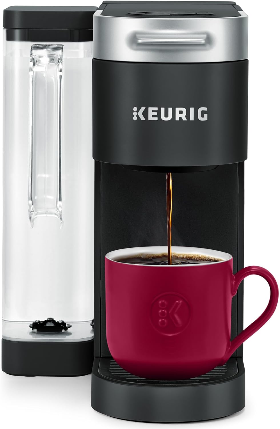 K-Supreme Single Serve K-Cup Pod Coffee Maker, MultiStream Technology, 4 Brew Sizes, 66oz Dual-Position Removable Reservoir, Black